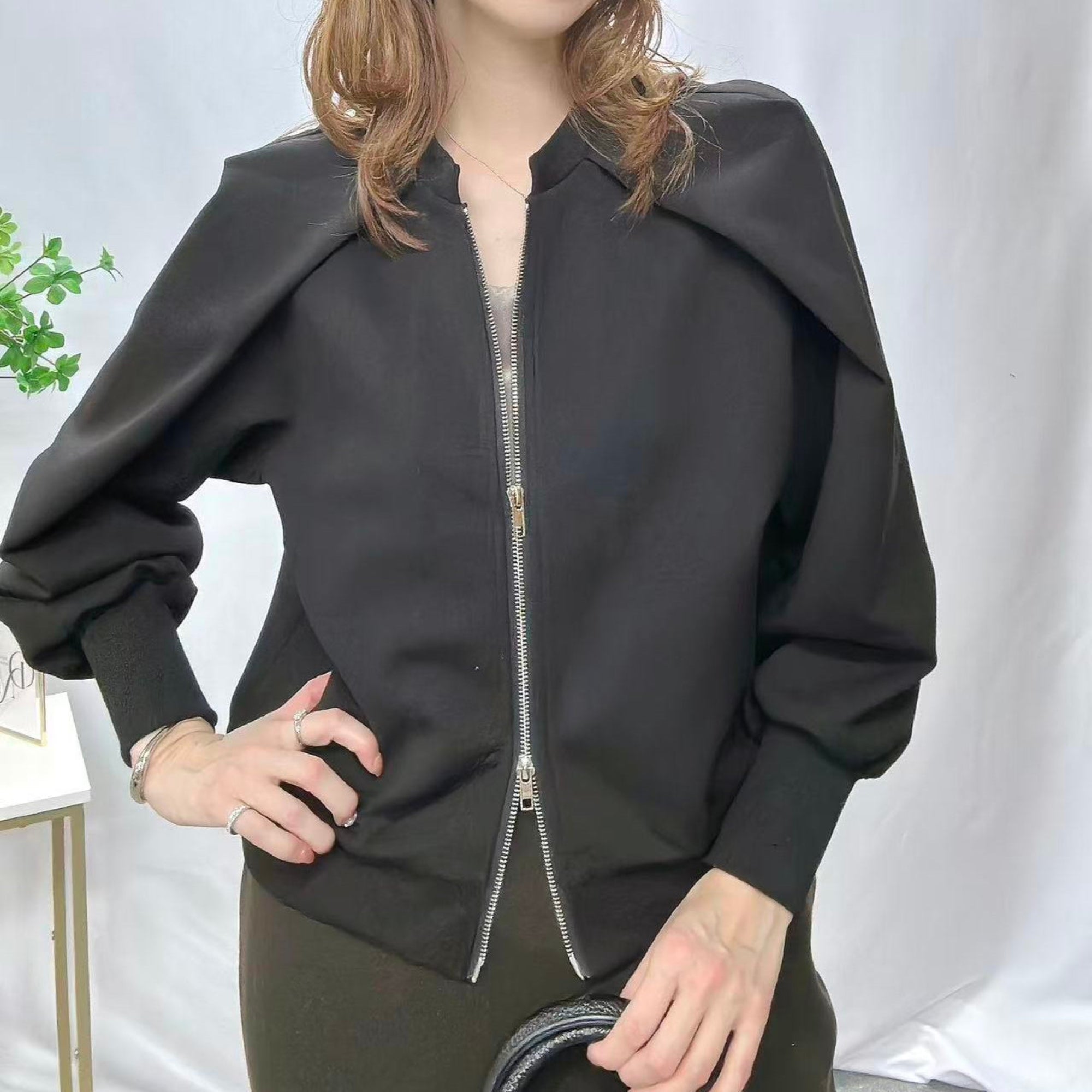 袖ボリュームブルゾン