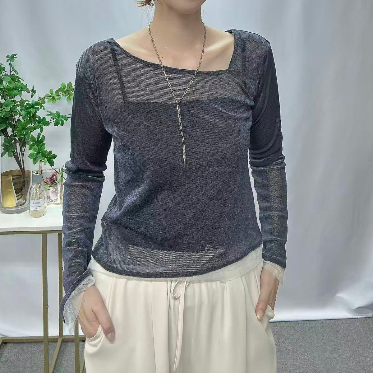 チュールベロアプルオーバー