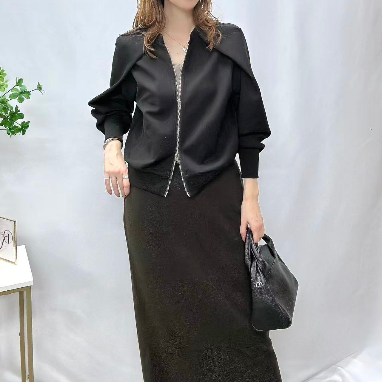 袖ボリュームブルゾン