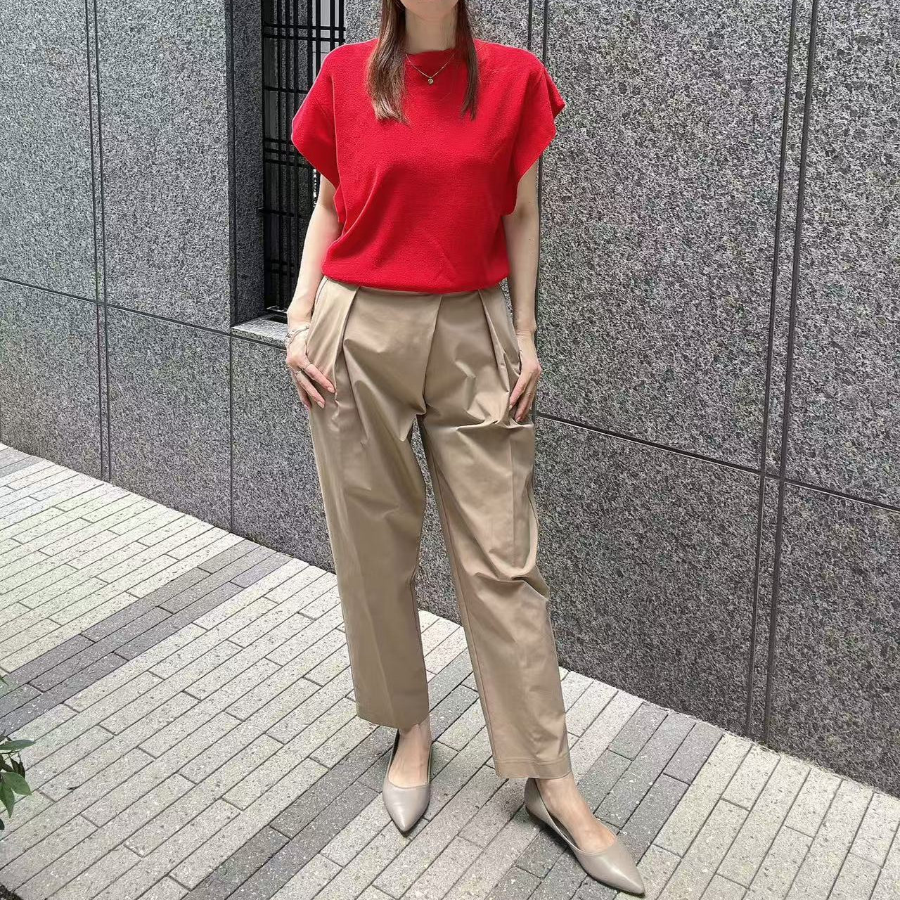 脇見え防止ニット
