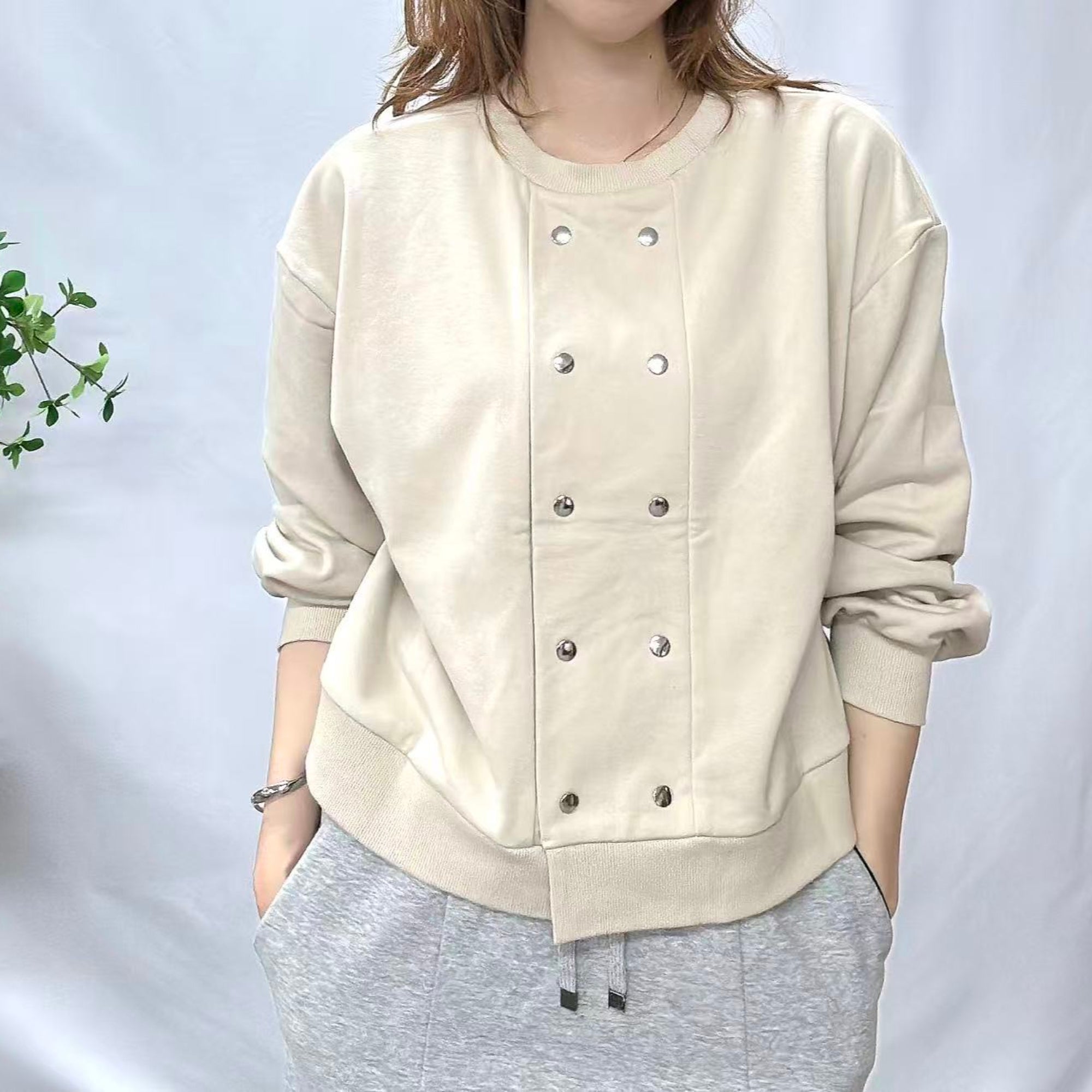 ダブルドット２WAYプルオーバー