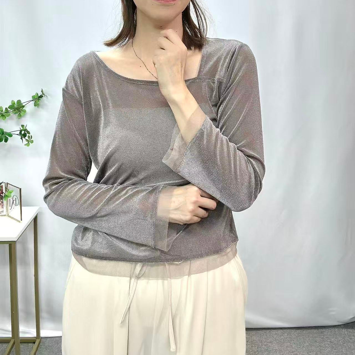 チュールベロアプルオーバー