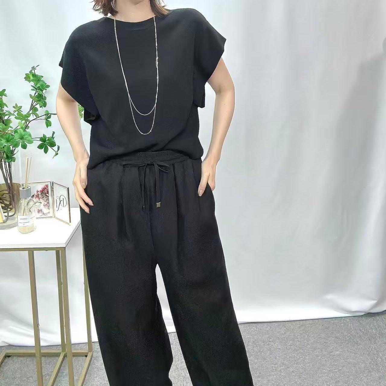 脇見え防止ニット